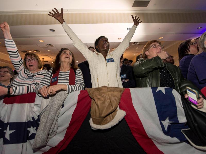 Conor Lamb victory party, 2018