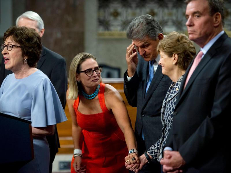Sens. Susan Collins, Kyrsten Sinema and Joe Manchin