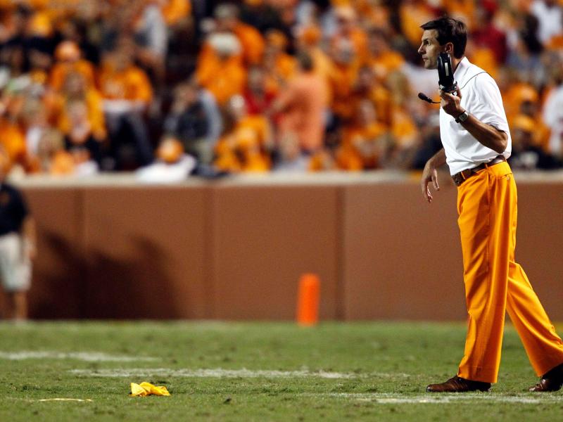Tennessee football coach Derek Dooley