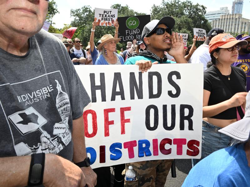 TX redistricting protest