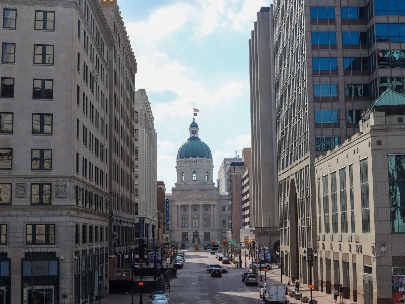 Image of the Indiana State Capitol building 