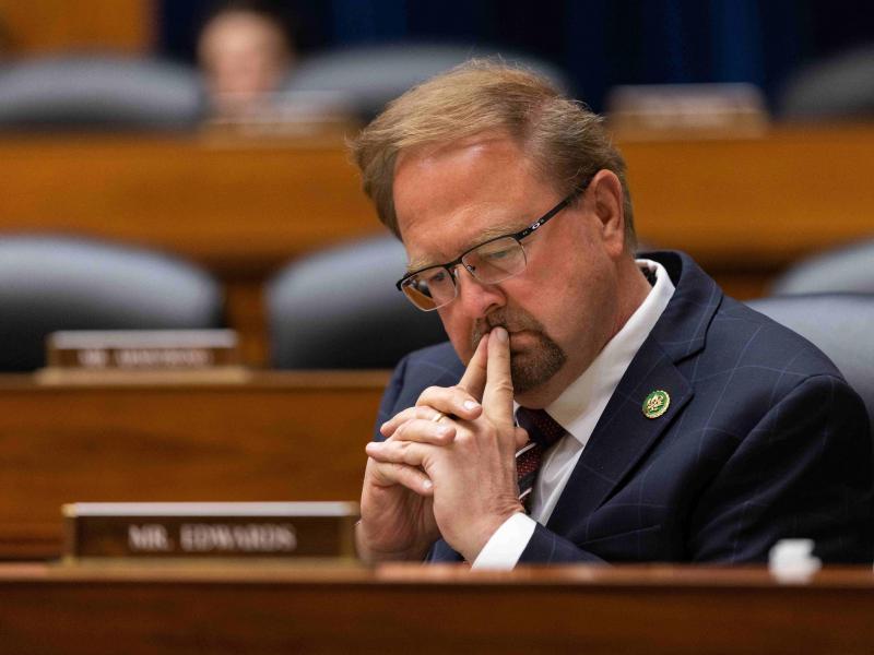 Rep. Chuck Edwards at a congressional hearing 